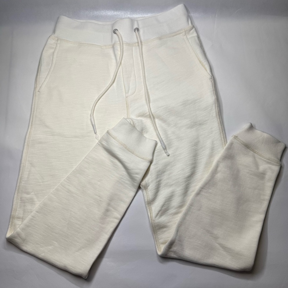 Rag & Bone Men’s Classic Sweatpants Ivory S Terry Jogger Drawstring NWT
